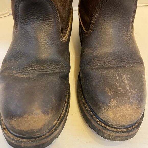 CE Schmidt waterproof work boots‎ steel toe 10 wide EH brown main image 5